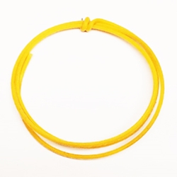 Vintage Push-Back Cloth Wire for Guitar 5' - YELLOW